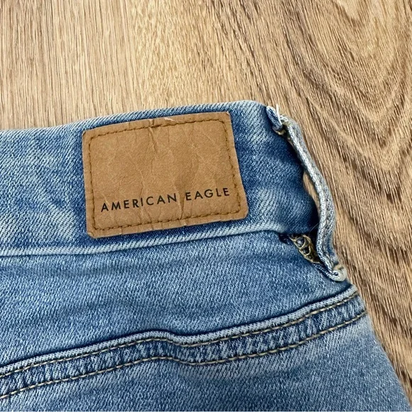 American Eagle Curvy High Rise Mini Denim Skirt size 16 - Picture 5 of 6